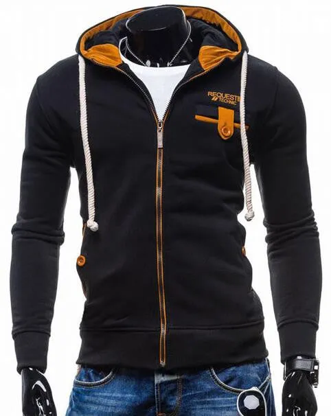 Hoodies Men Sudaderas Hombre Hip Hop Mens Cowl Spell Color Trend Hoodie Sweatshirt Slim Fit Men Hoody XXL