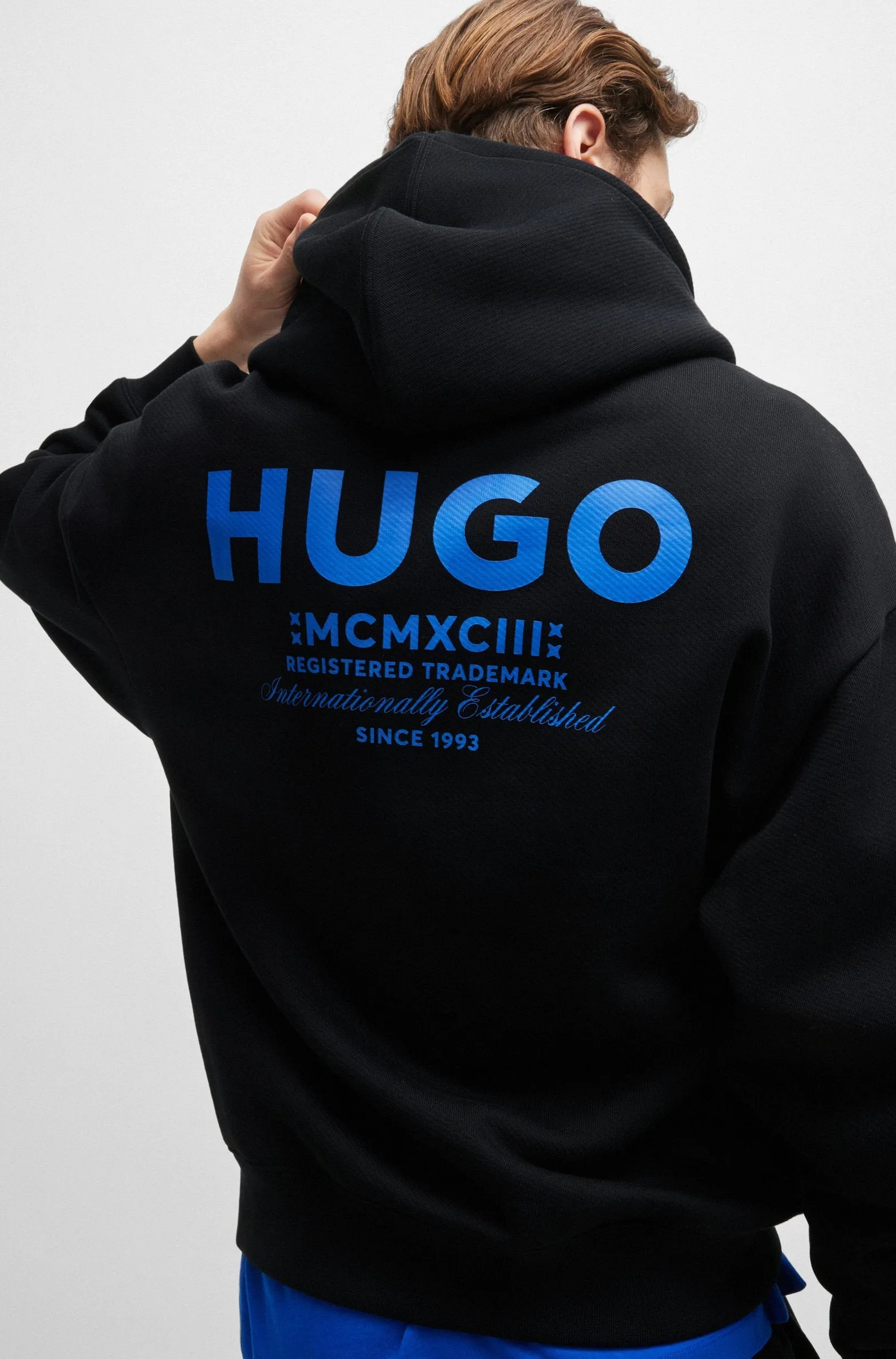 HUGO Hoodies Loose Fit in Cotton - NAZARDO 10257685 01-50510724