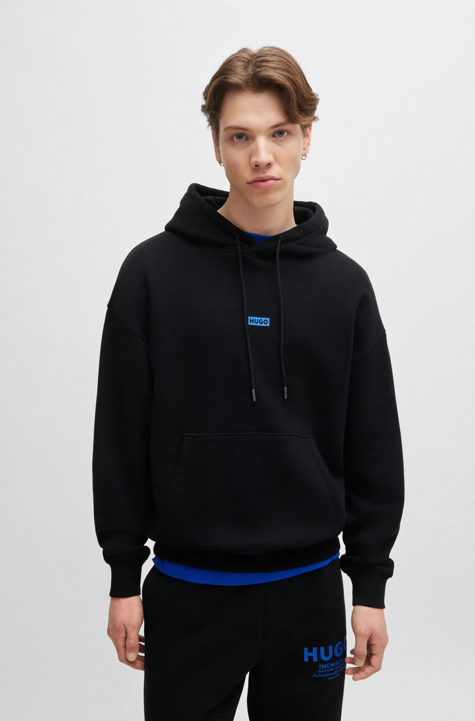 HUGO Hoodies Loose Fit in Cotton - NAZARDO 10257685 01-50510724