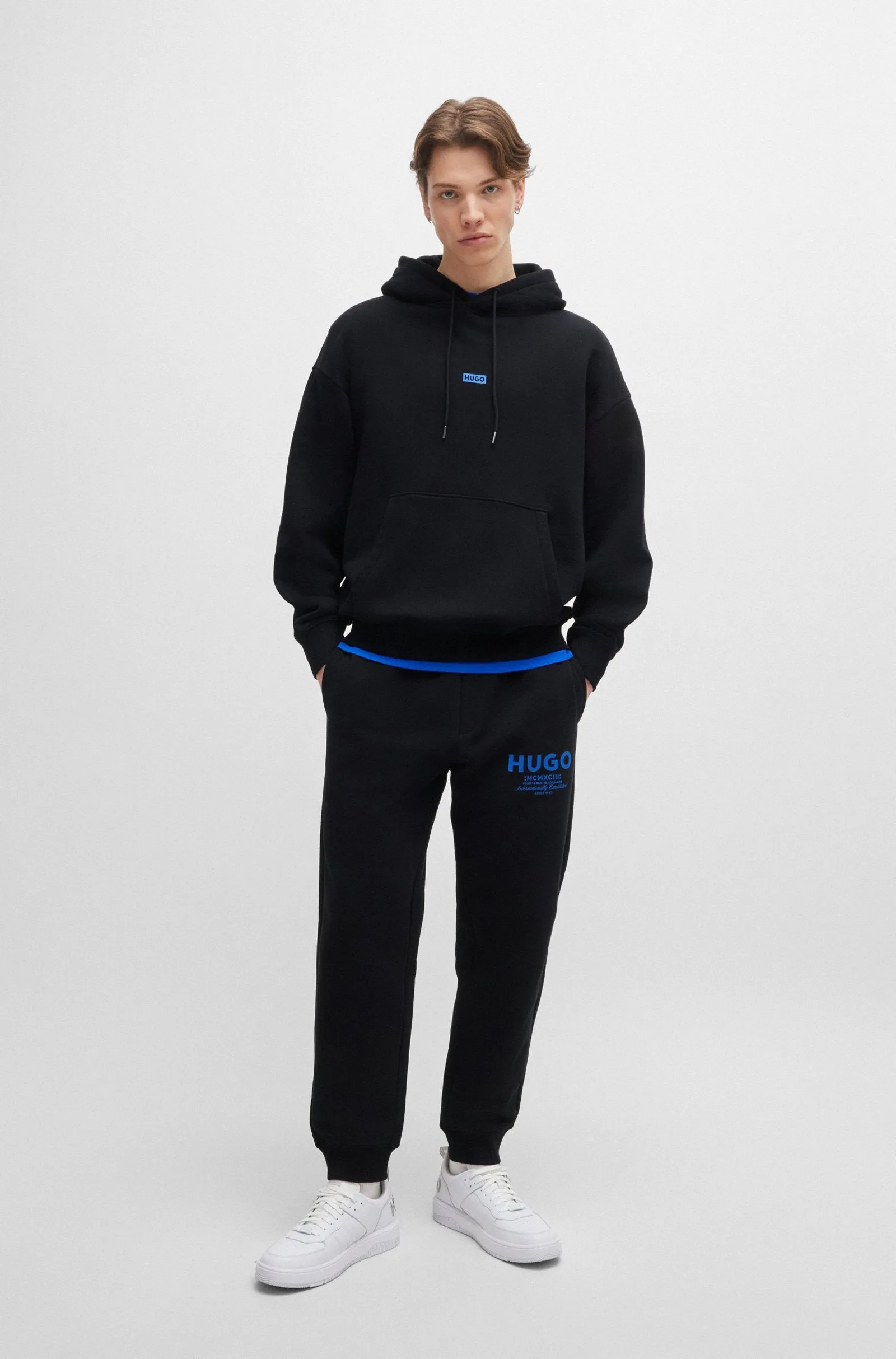 HUGO Hoodies Loose Fit in Cotton - NAZARDO 10257685 01-50510724