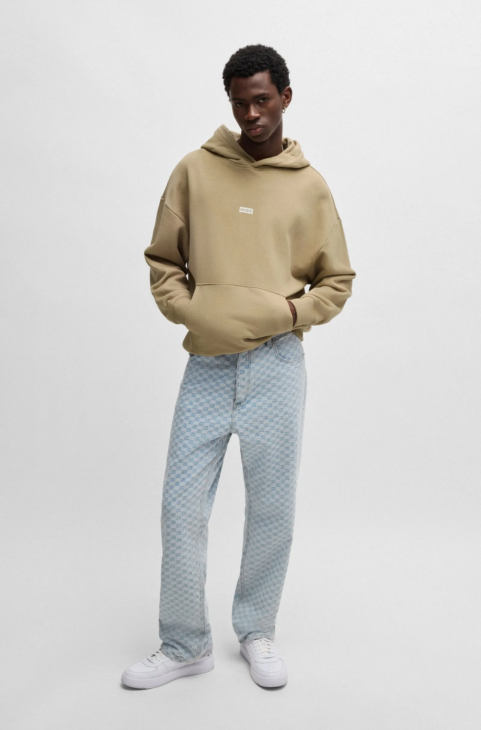 HUGO Hoodies Loose Fit in Cotton - NAZARDO 10257685 01-50510724
