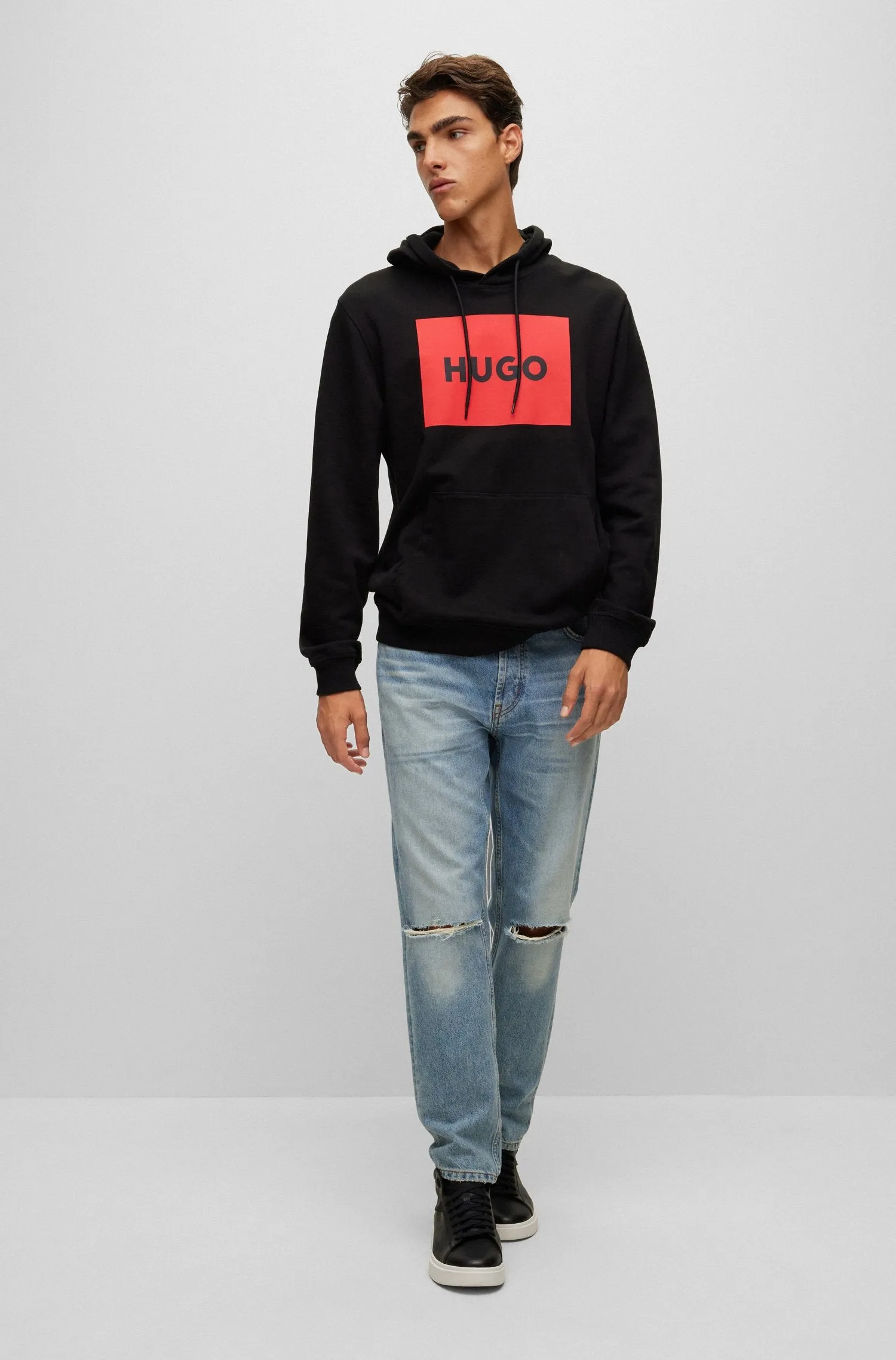 HUGO Hoodies Regular Fit in Cotton - DURATSCHI223 10231445 01-50473168