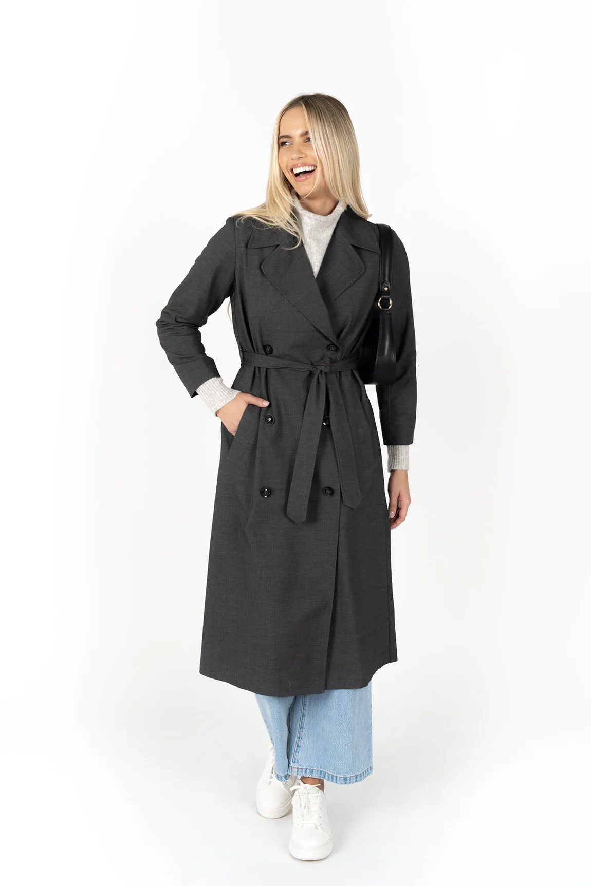 Humidity Cosmo Trench - Charcoal
