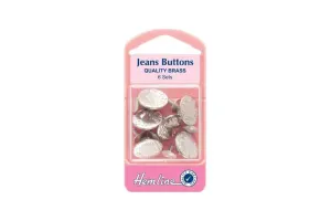 HY: Jeans Button - Nickel