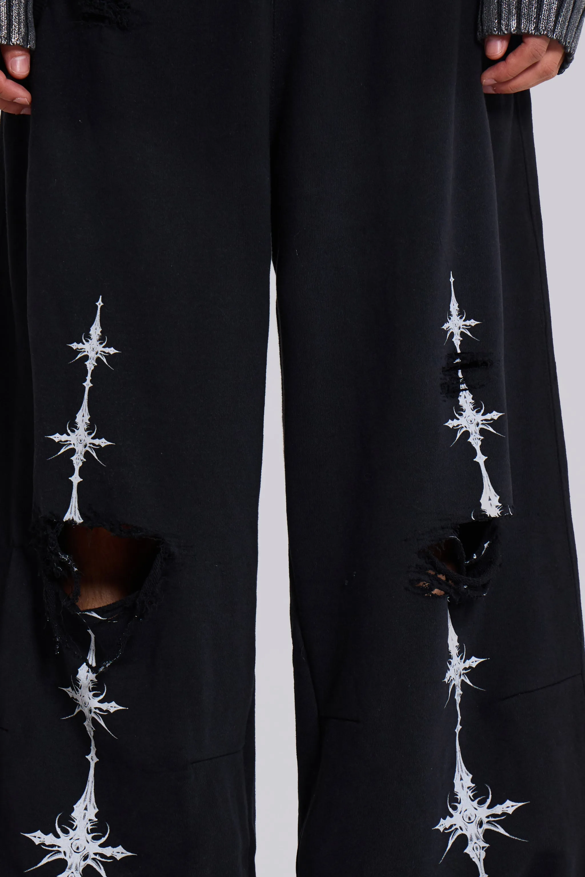 Ines Distressed Baggy Monster Joggers