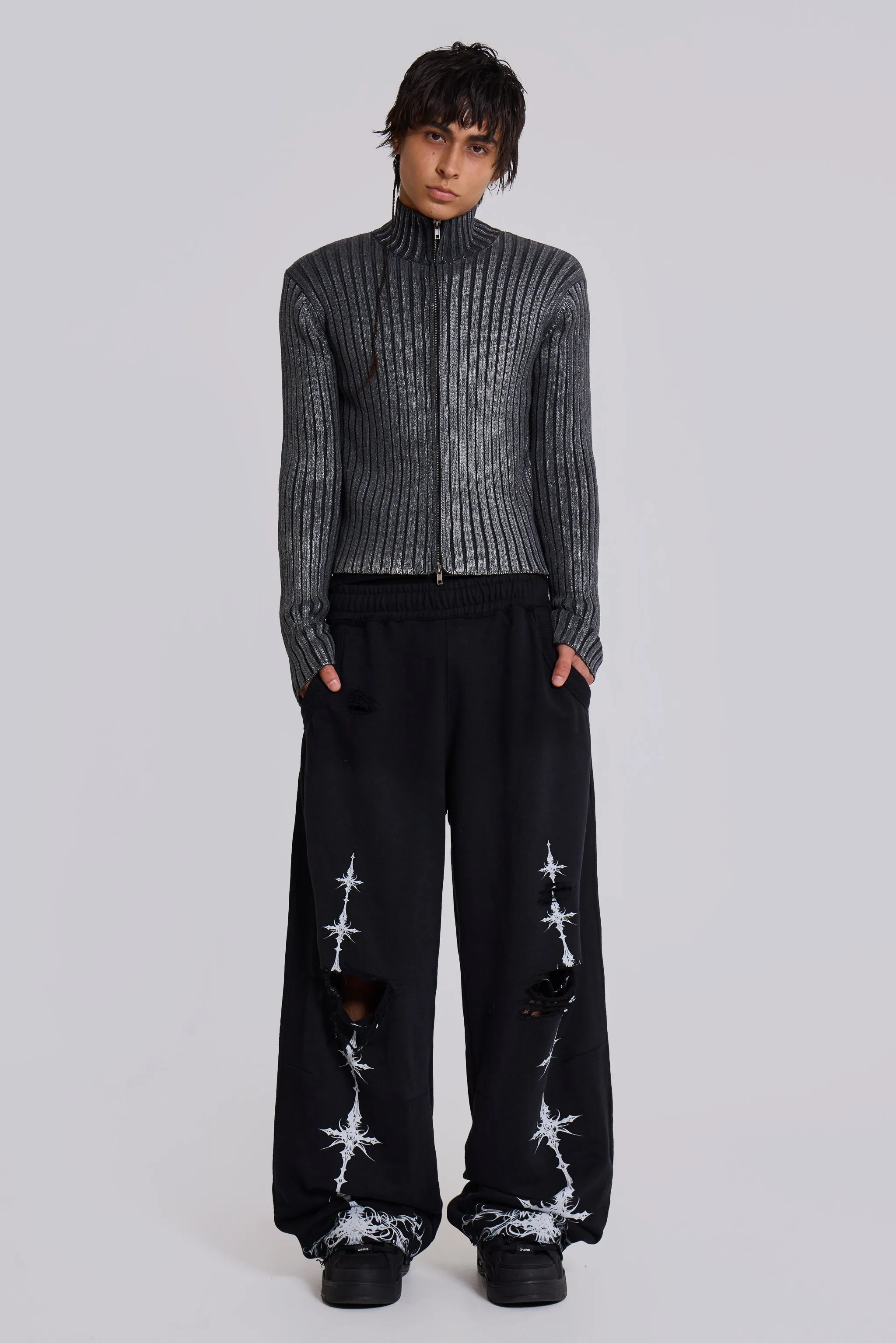 Ines Distressed Baggy Monster Joggers