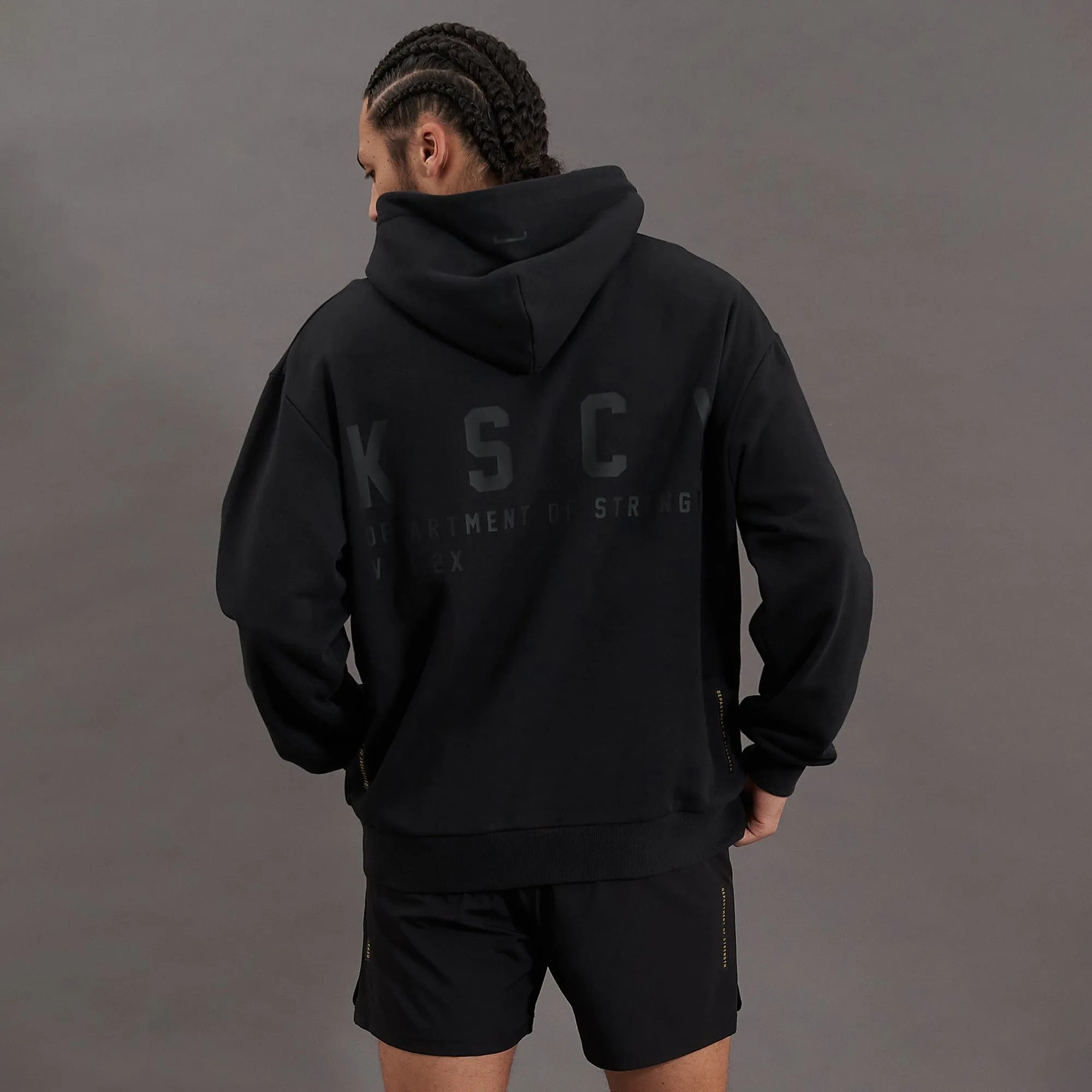 Inversion Relaxed Fit Hoodie Jet Black