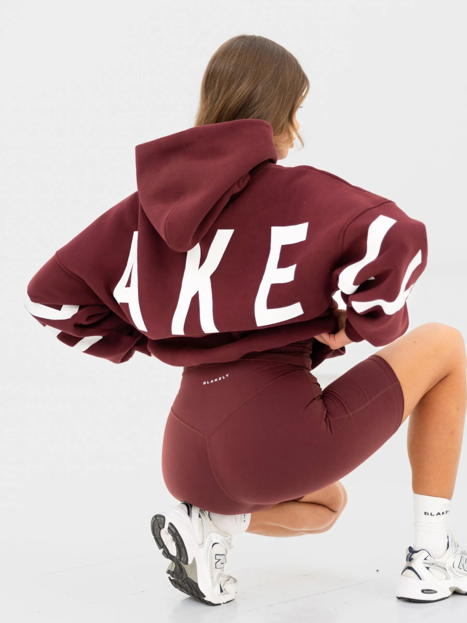 Isabel Oversized Hoodie - Classic Burgundy