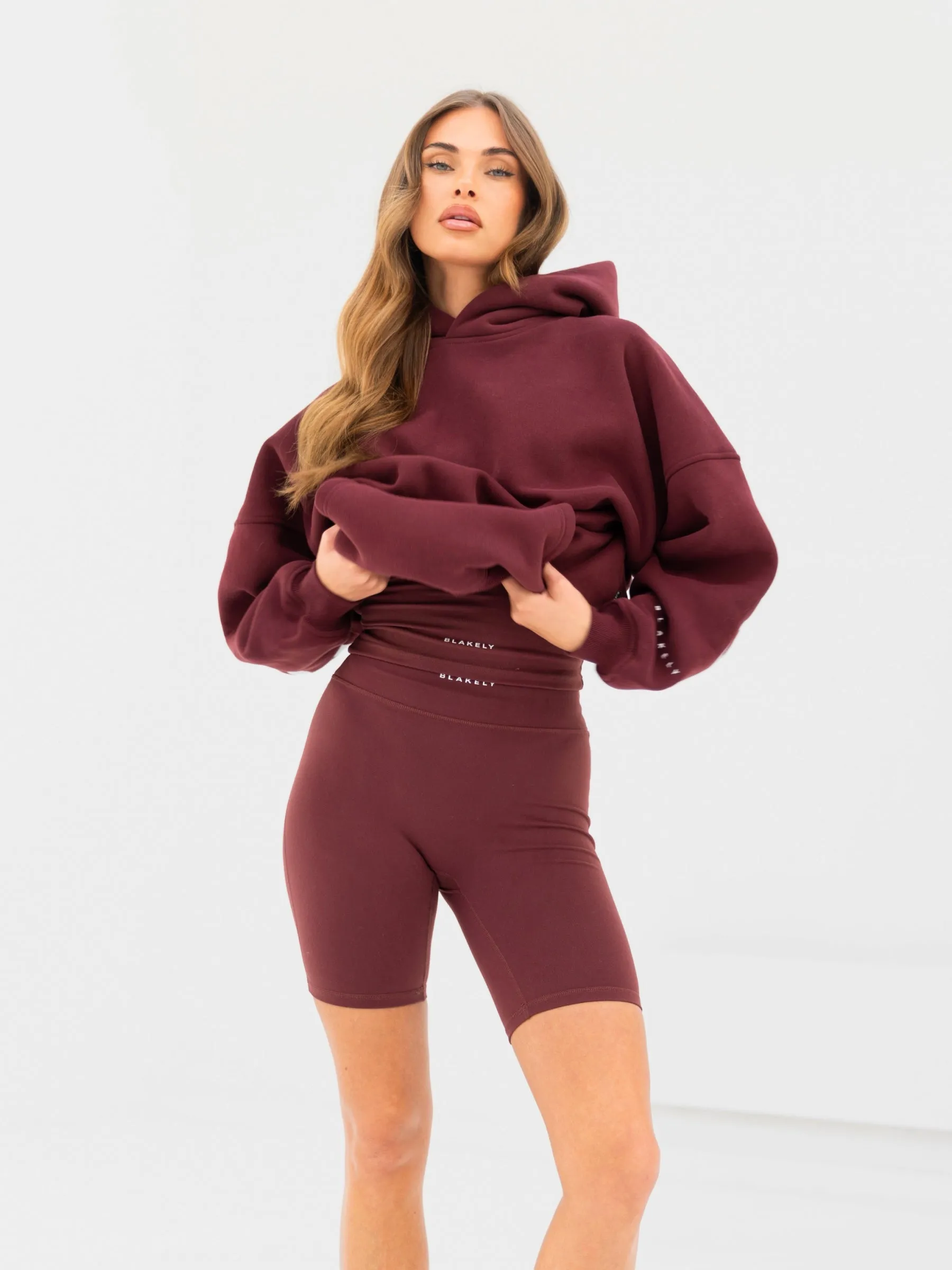 Isabel Oversized Hoodie - Classic Burgundy