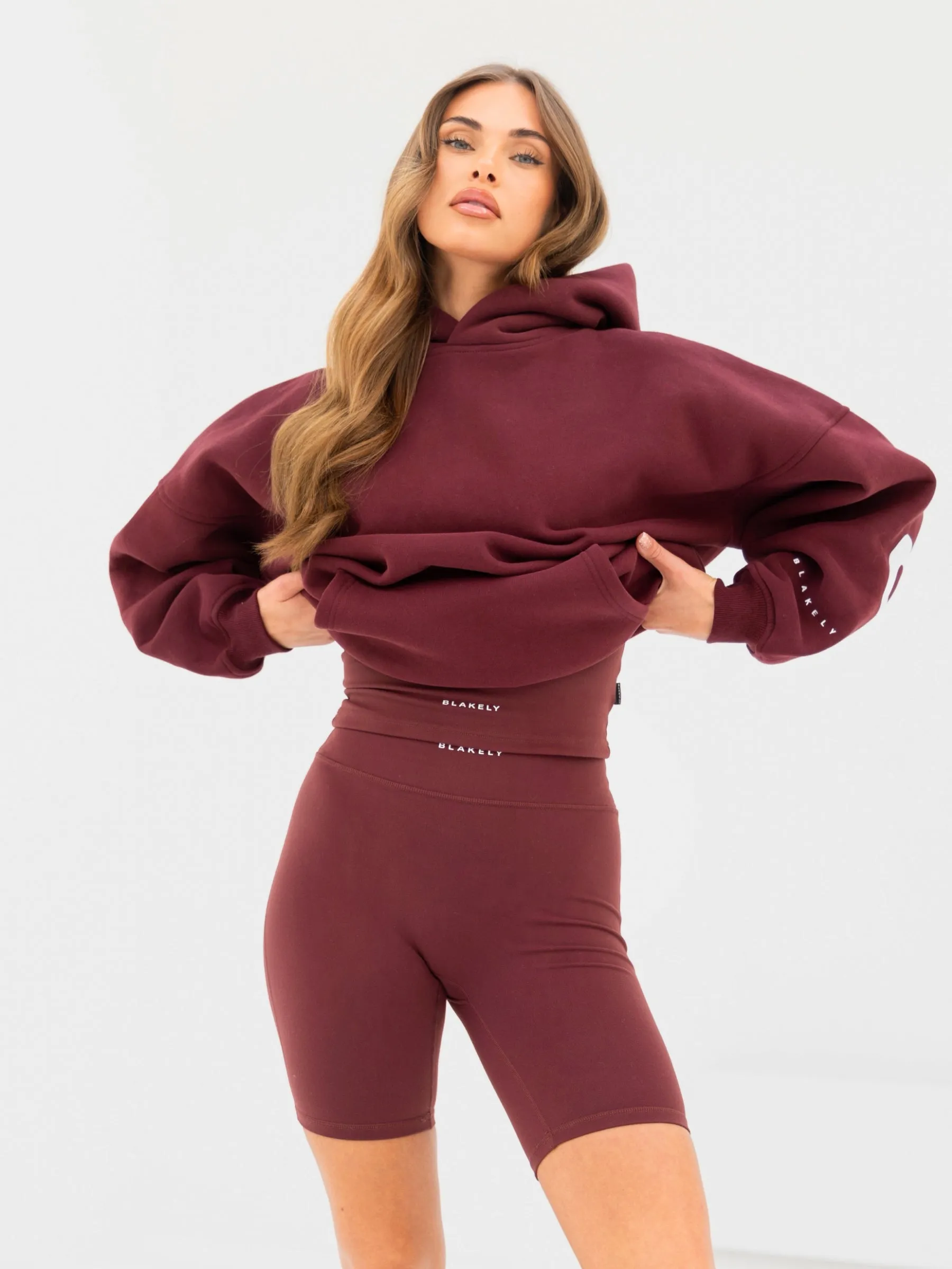 Isabel Oversized Hoodie - Classic Burgundy