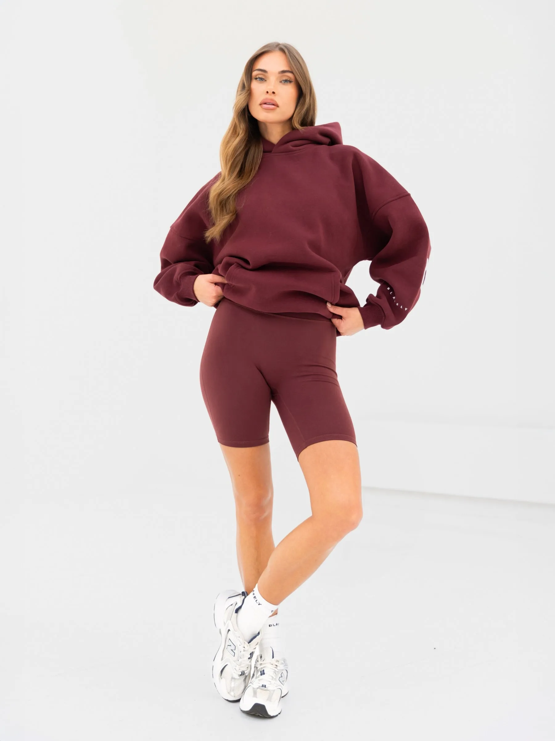 Isabel Oversized Hoodie - Classic Burgundy