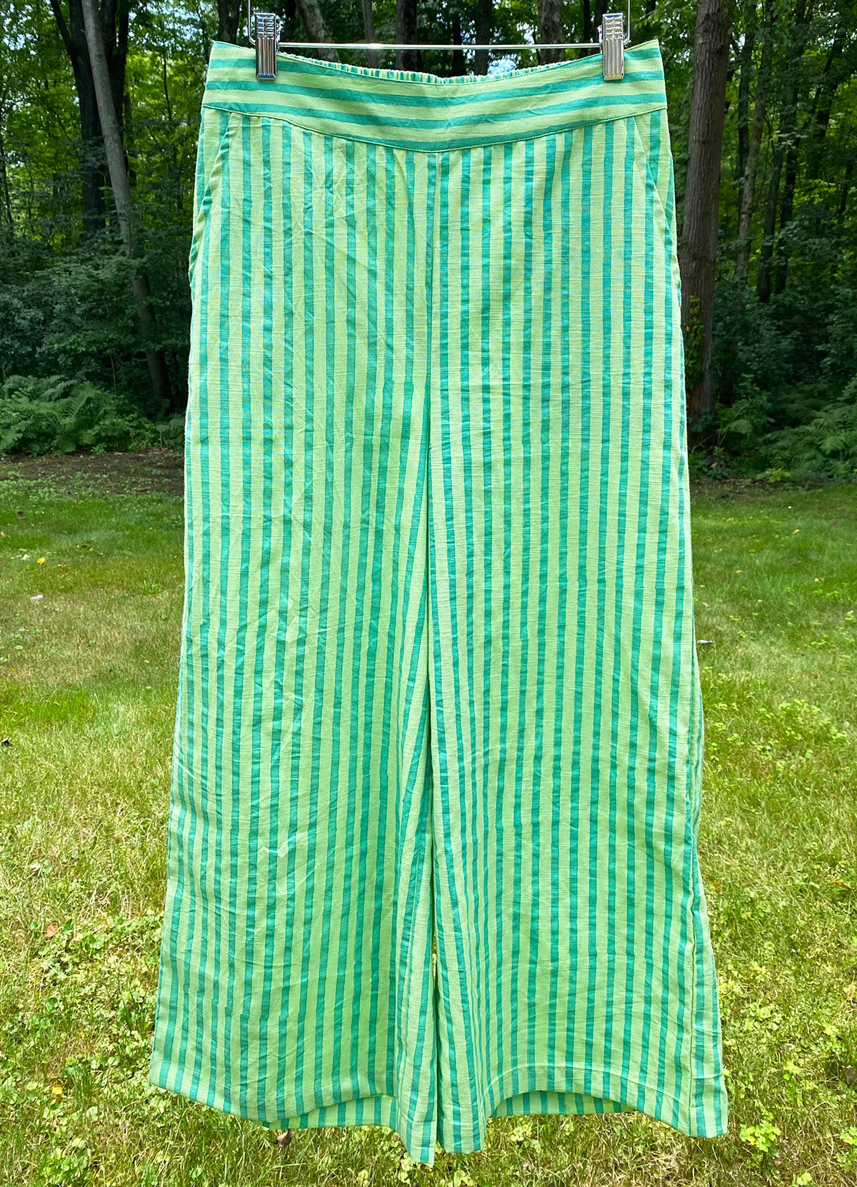 Isla Pant | Green Stripe
