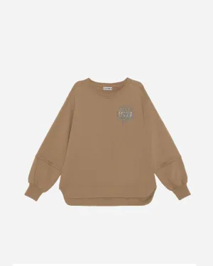 Isoli O-neck Sweatshirt - Tiger's Eye