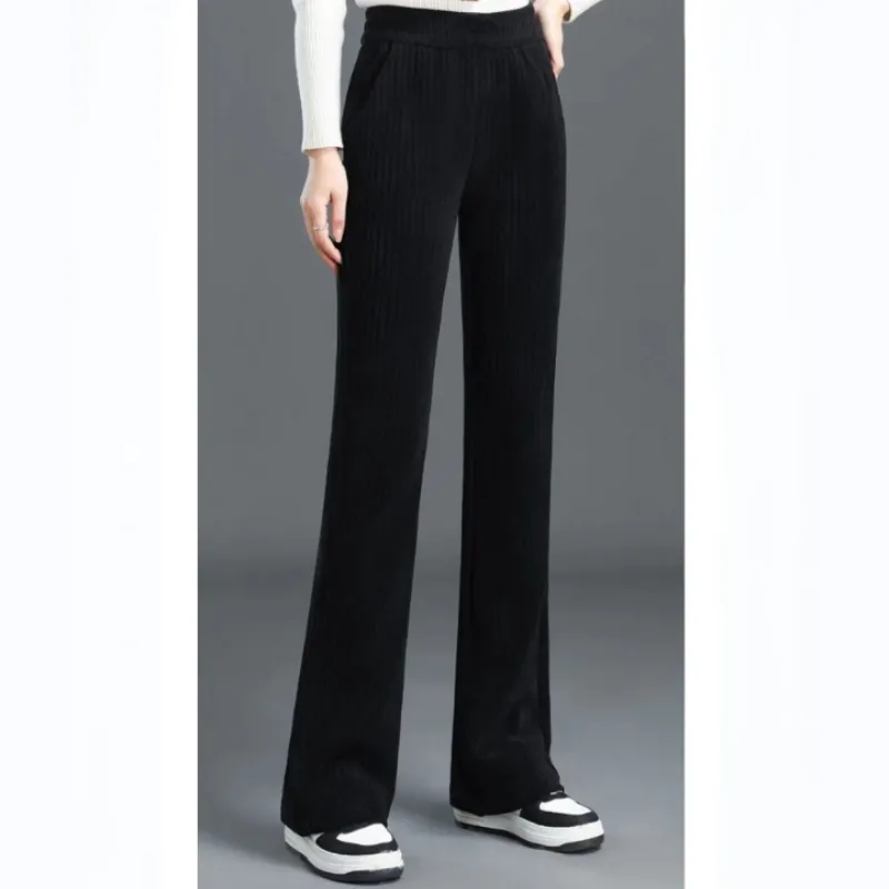 Jasmine™ | High Waist Elastic Corduroy Pants
