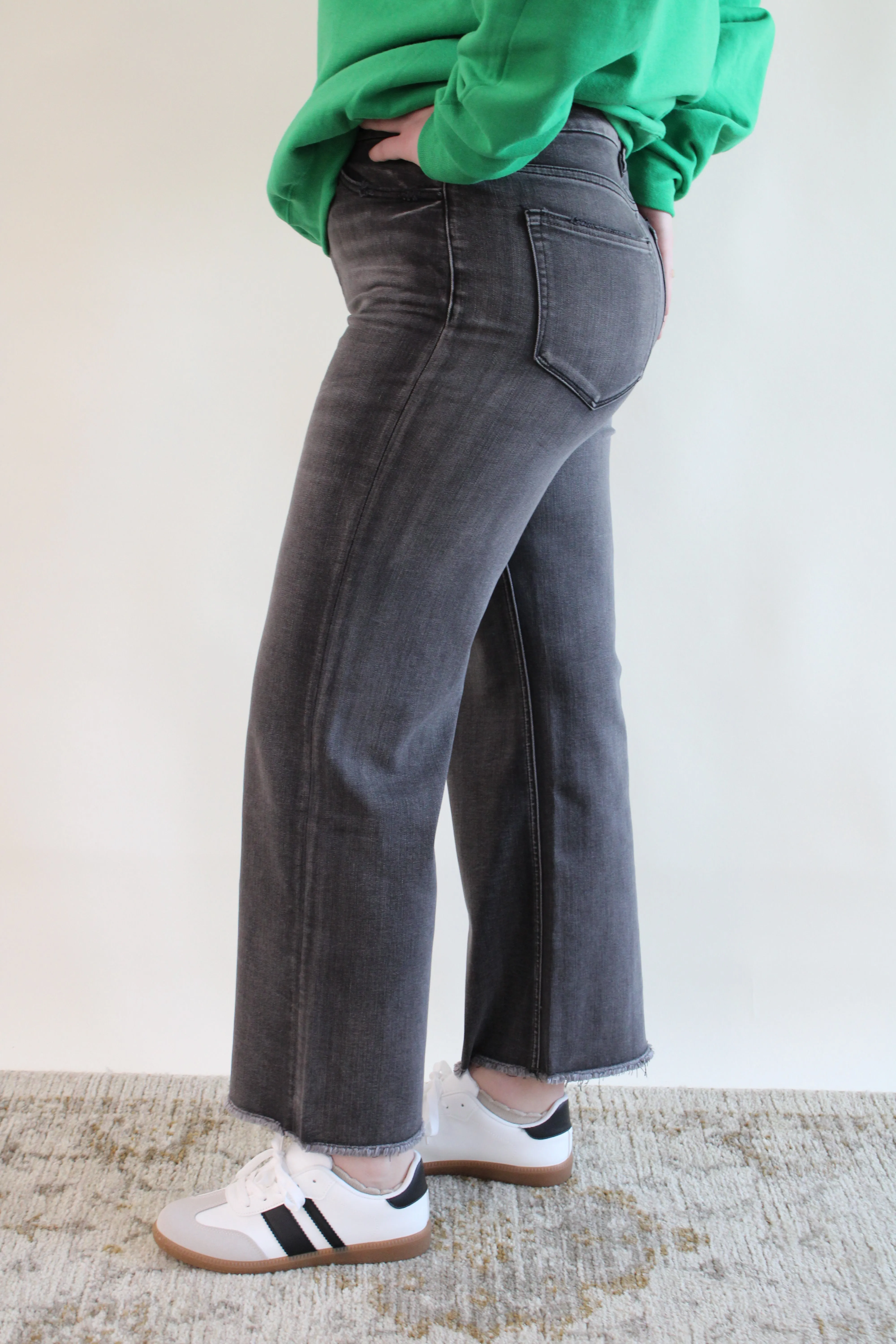 JENISON HIGH WAIST GRAY JEAN
