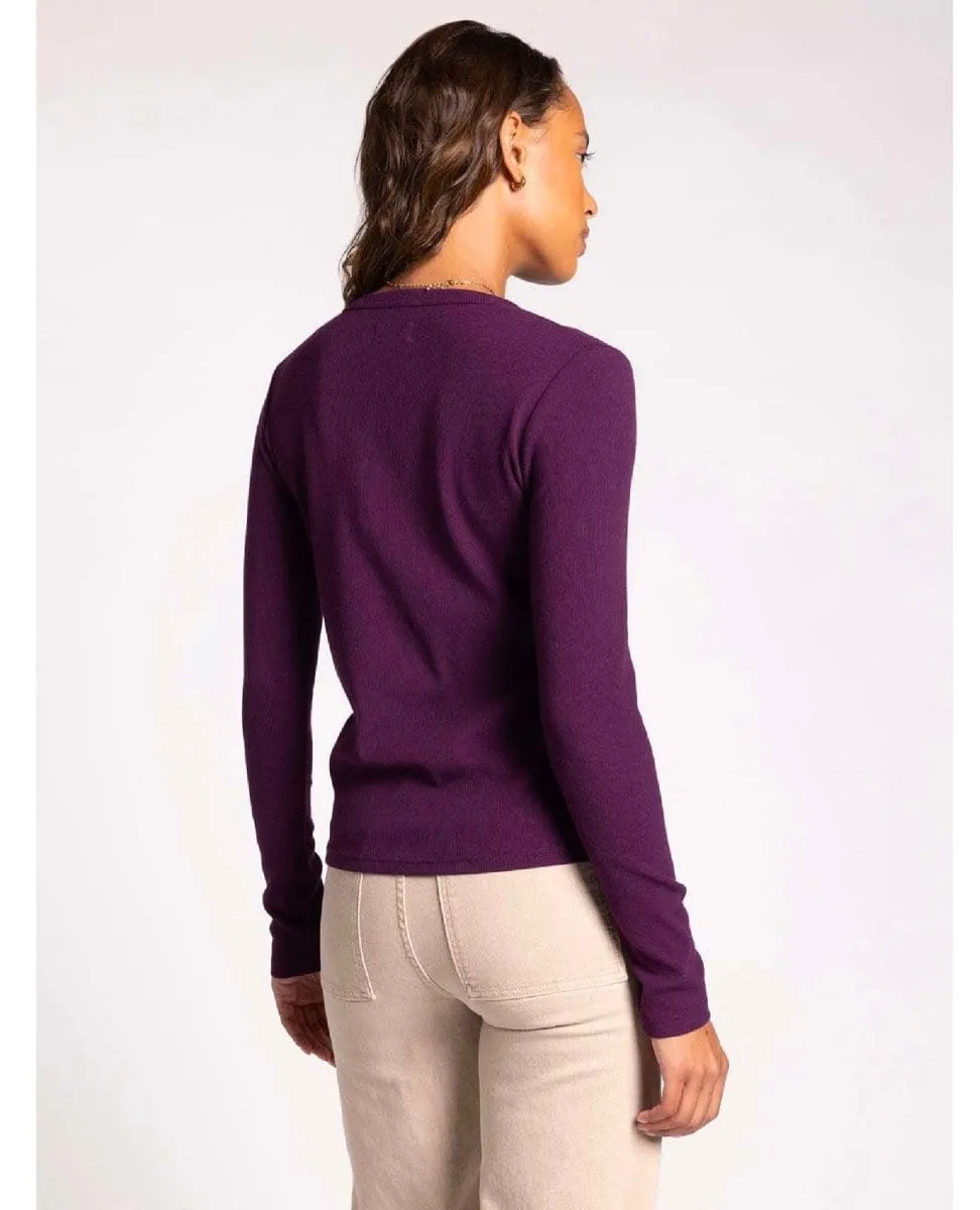 Jess Long Sleeve Cabernet