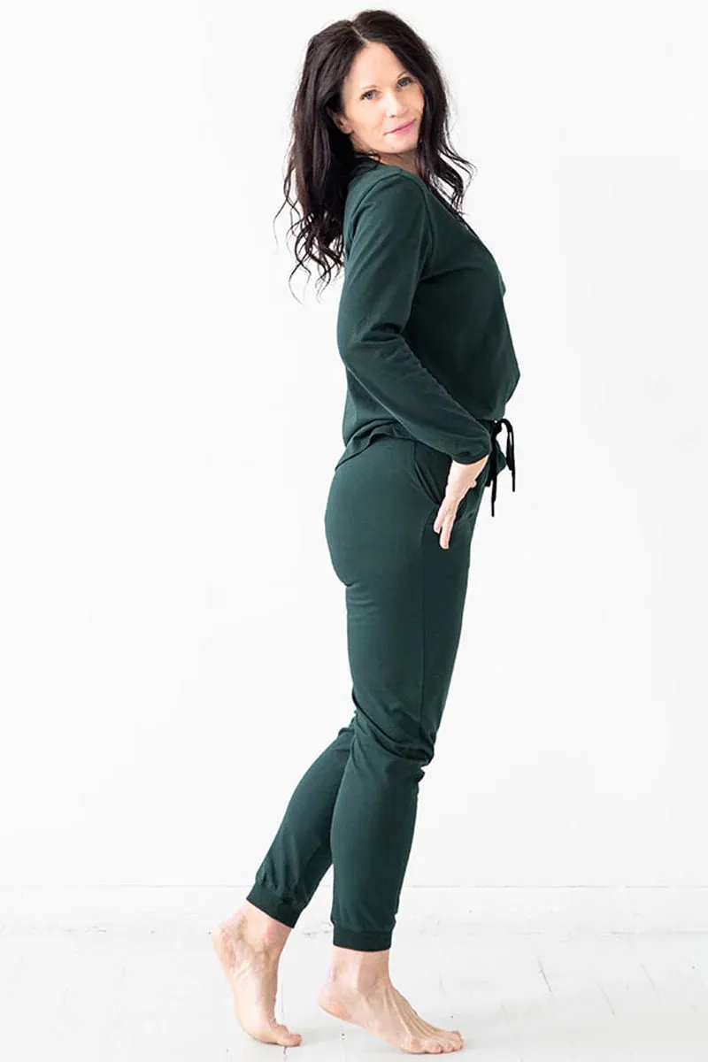 Joggers in Pima Cotton