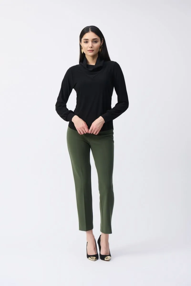 Joseph Ribkoff Cowl Neck Puff Sleeve Top 243063