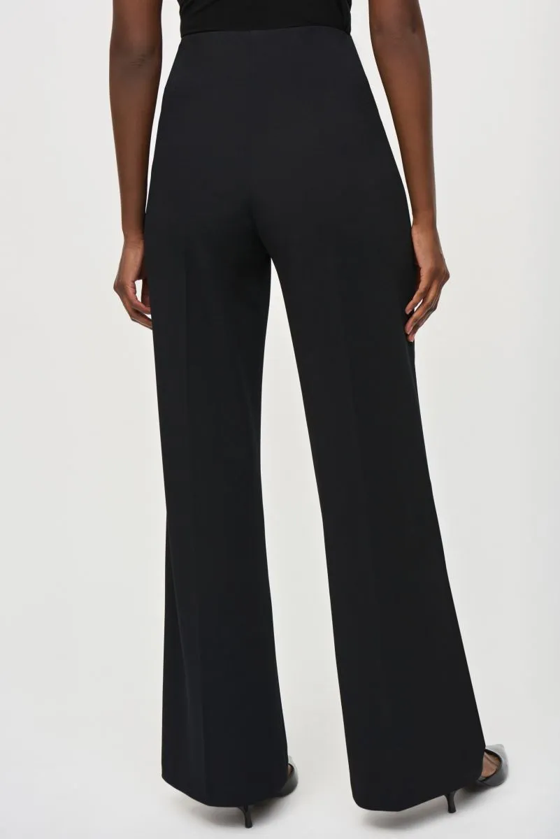 Joseph Ribkoff High Rise Classic Wide-Leg Trouser Pants 243046