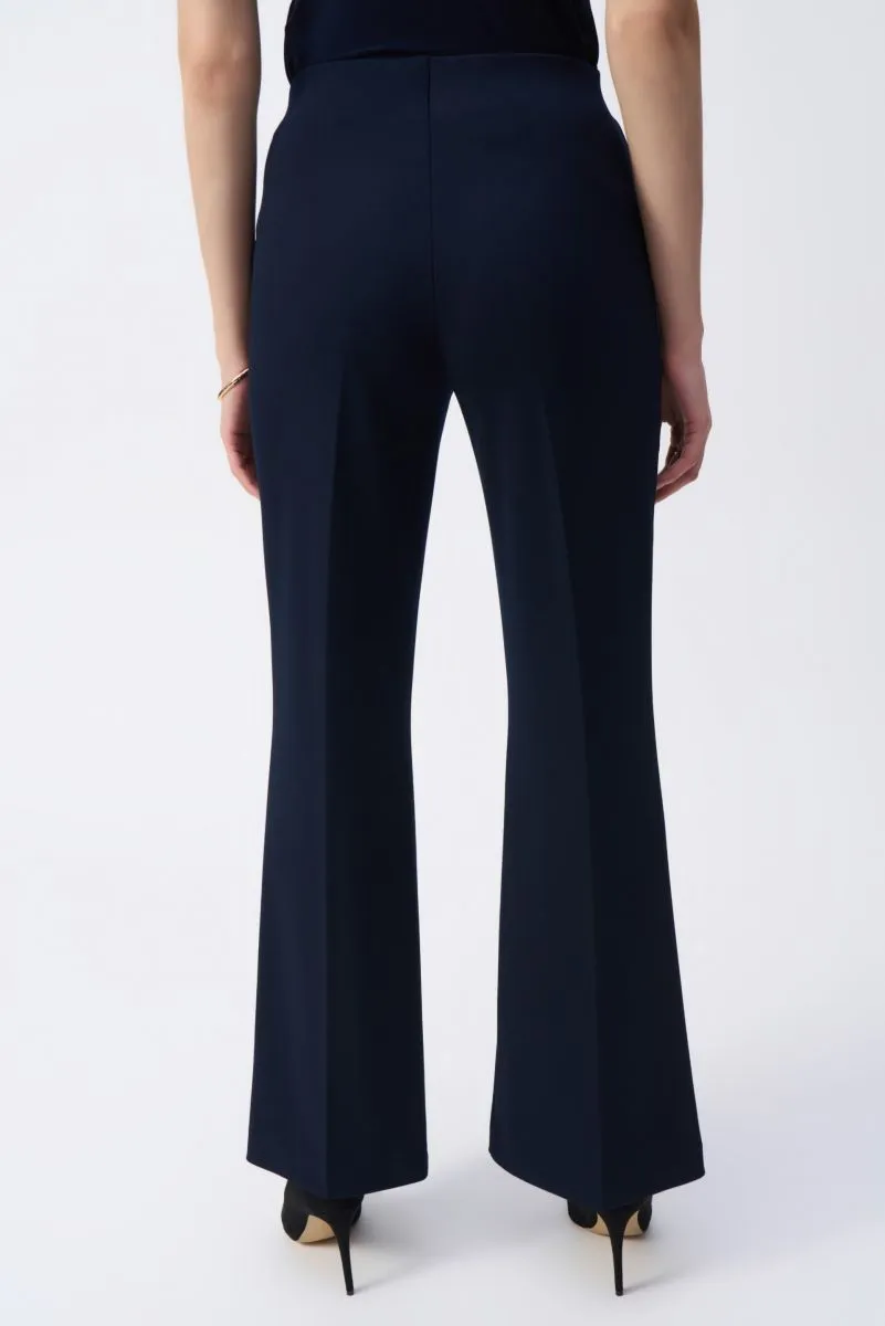 Joseph Ribkoff High Rise Classic Wide-Leg Trouser Pants 243046