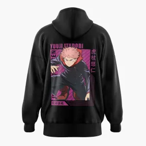 Jujutsu Kaisen Magenta Alert Itadori Yuji Oversized Hoodie