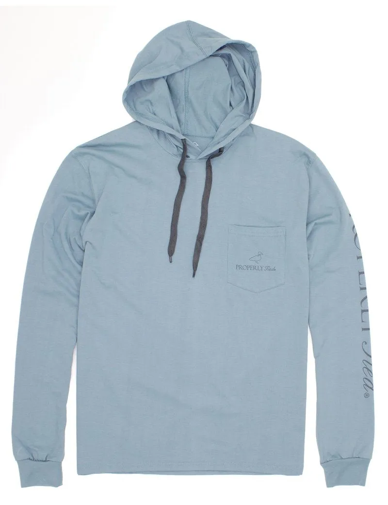 Kids Properly Tied Gulf Hoodie - Steel