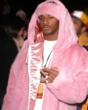 Killa Cam Pink Fur Jacket