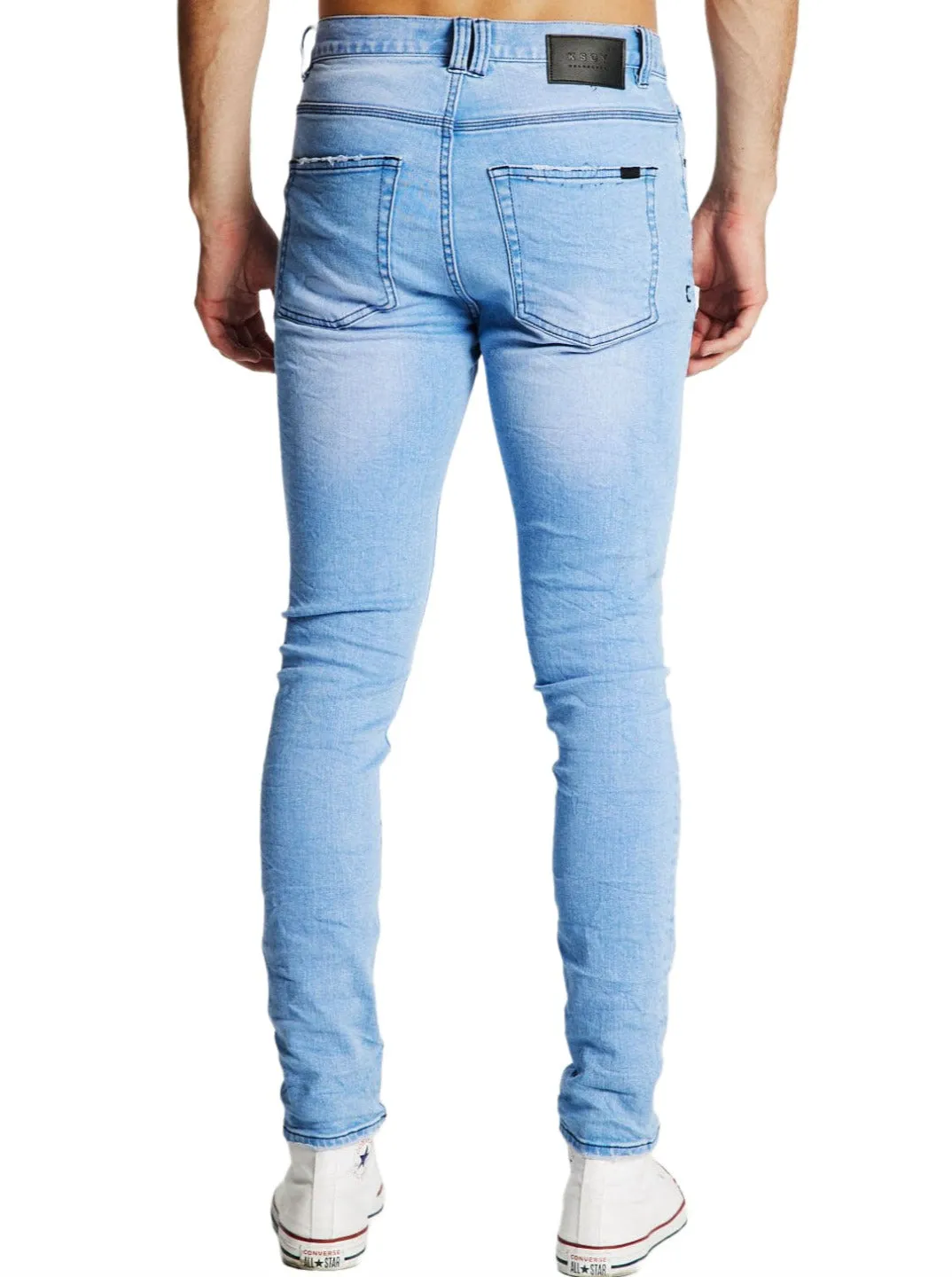 Kiss Chacey - K1 Super Skinny Fit Jeans - Crystal Blue