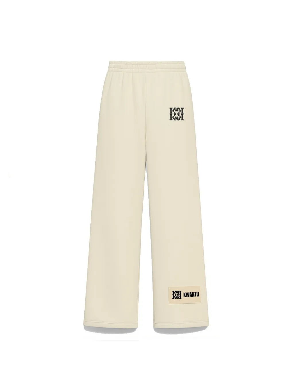 Kwantu Monogram Off-White Sweatpants