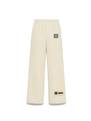 Kwantu Monogram Off-White Sweatpants