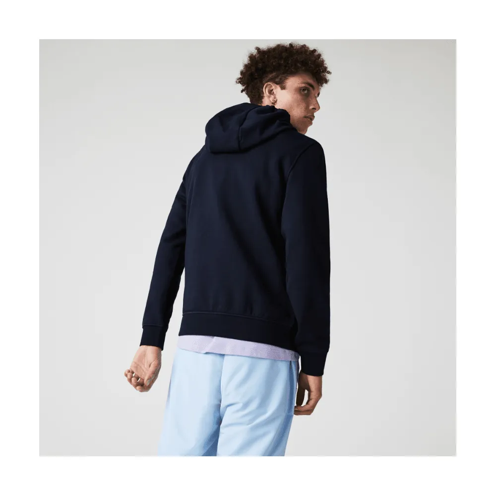 Lacoste Sh1527 Plain Hoodie Navy