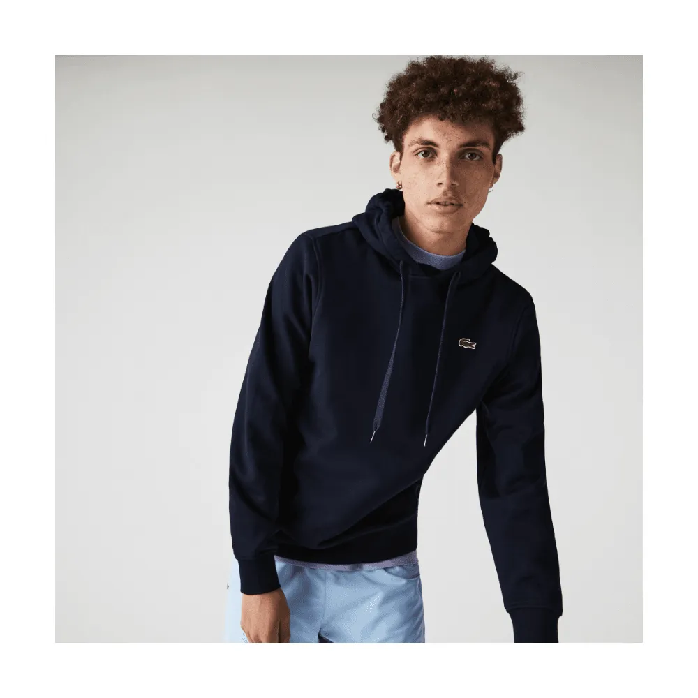 Lacoste Sh1527 Plain Hoodie Navy