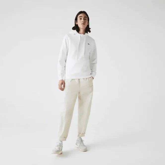 Lacoste Sh1527 Plain Hoodie White