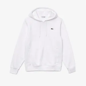 Lacoste Sh1527 Plain Hoodie White