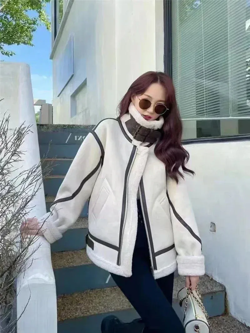 Ladies' faux fur coat
