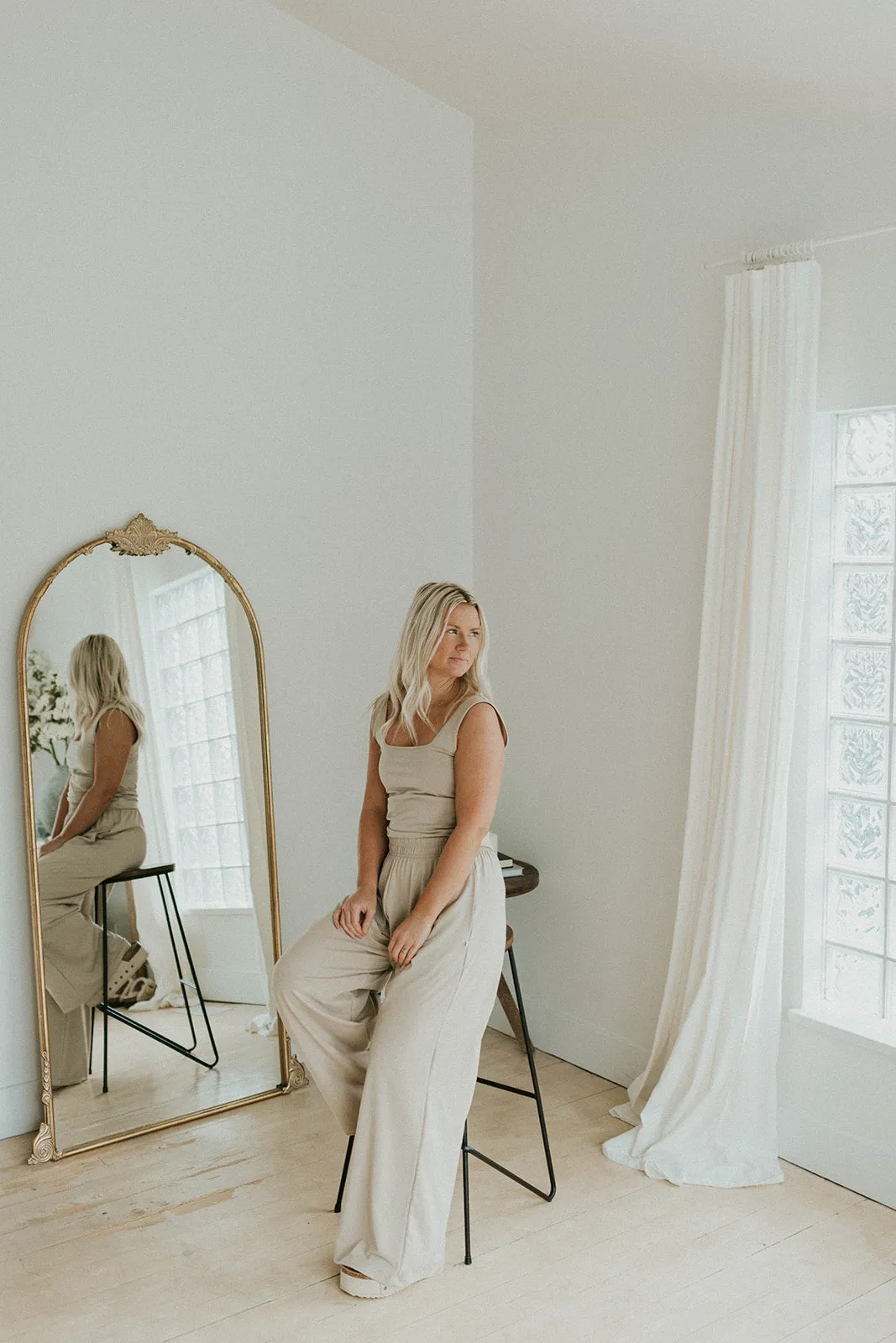 Ladies Wide Leg Pants