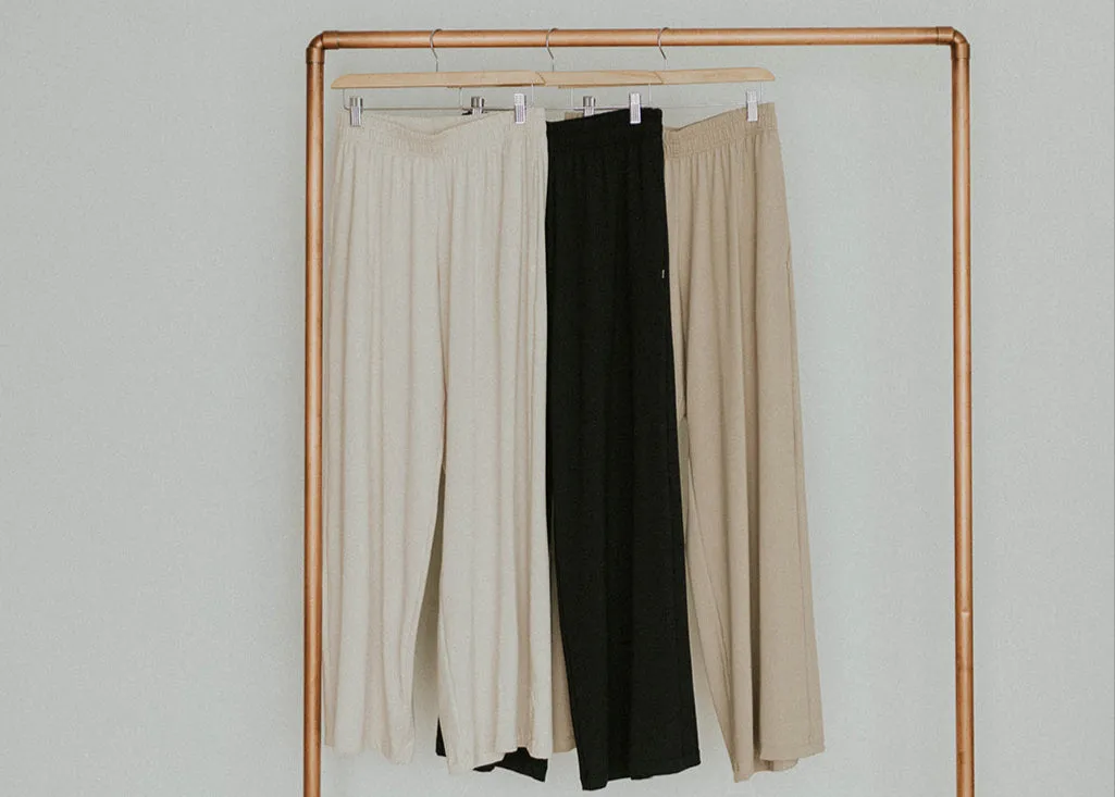 Ladies Wide Leg Pants