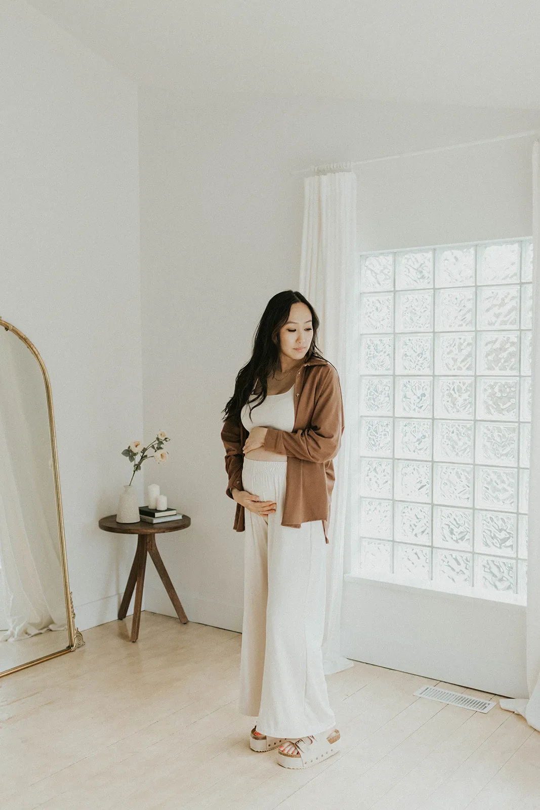 Ladies Wide Leg Pants