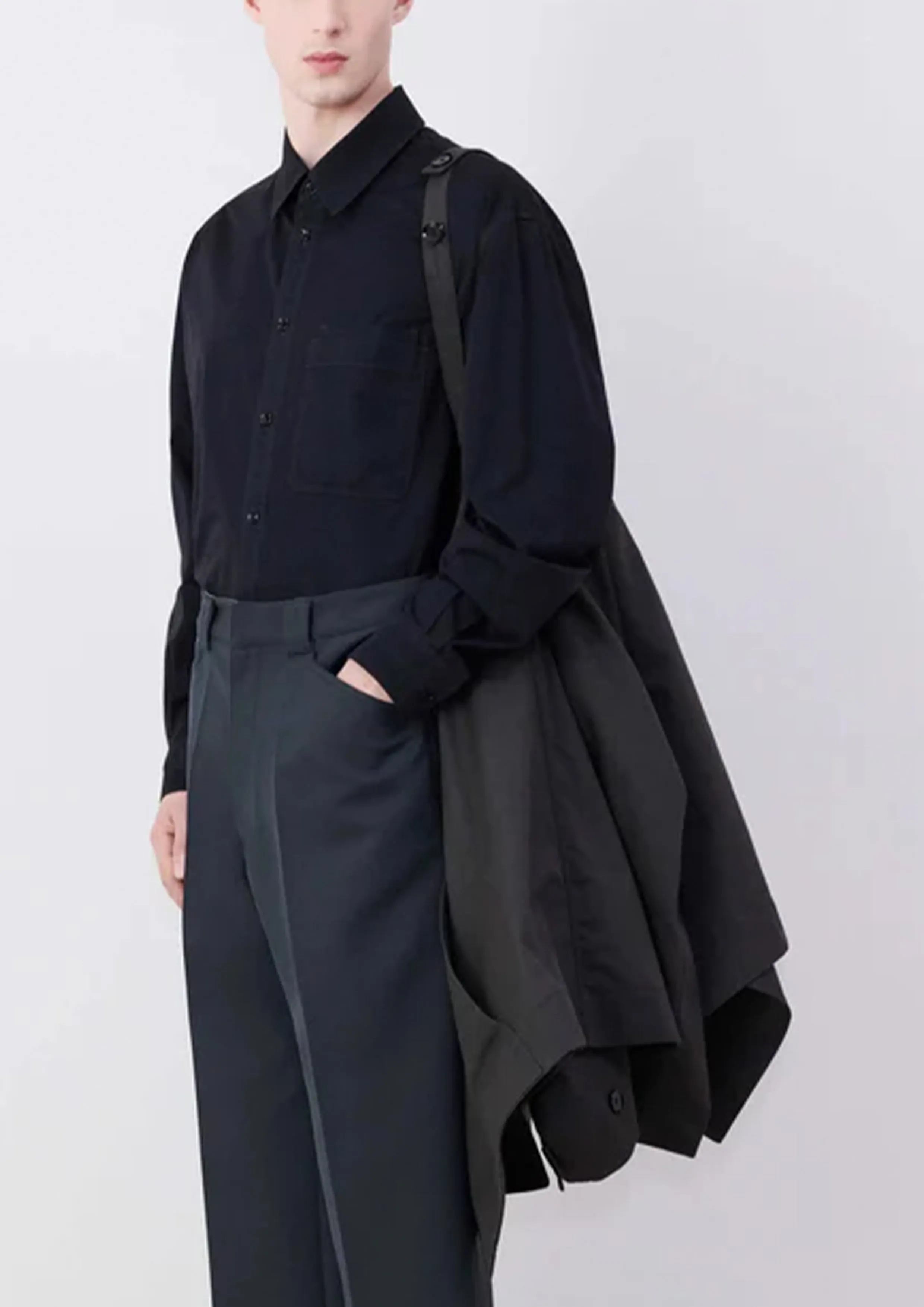 LEMAIRE - TIBETAN TRENCH DARK COFFEE