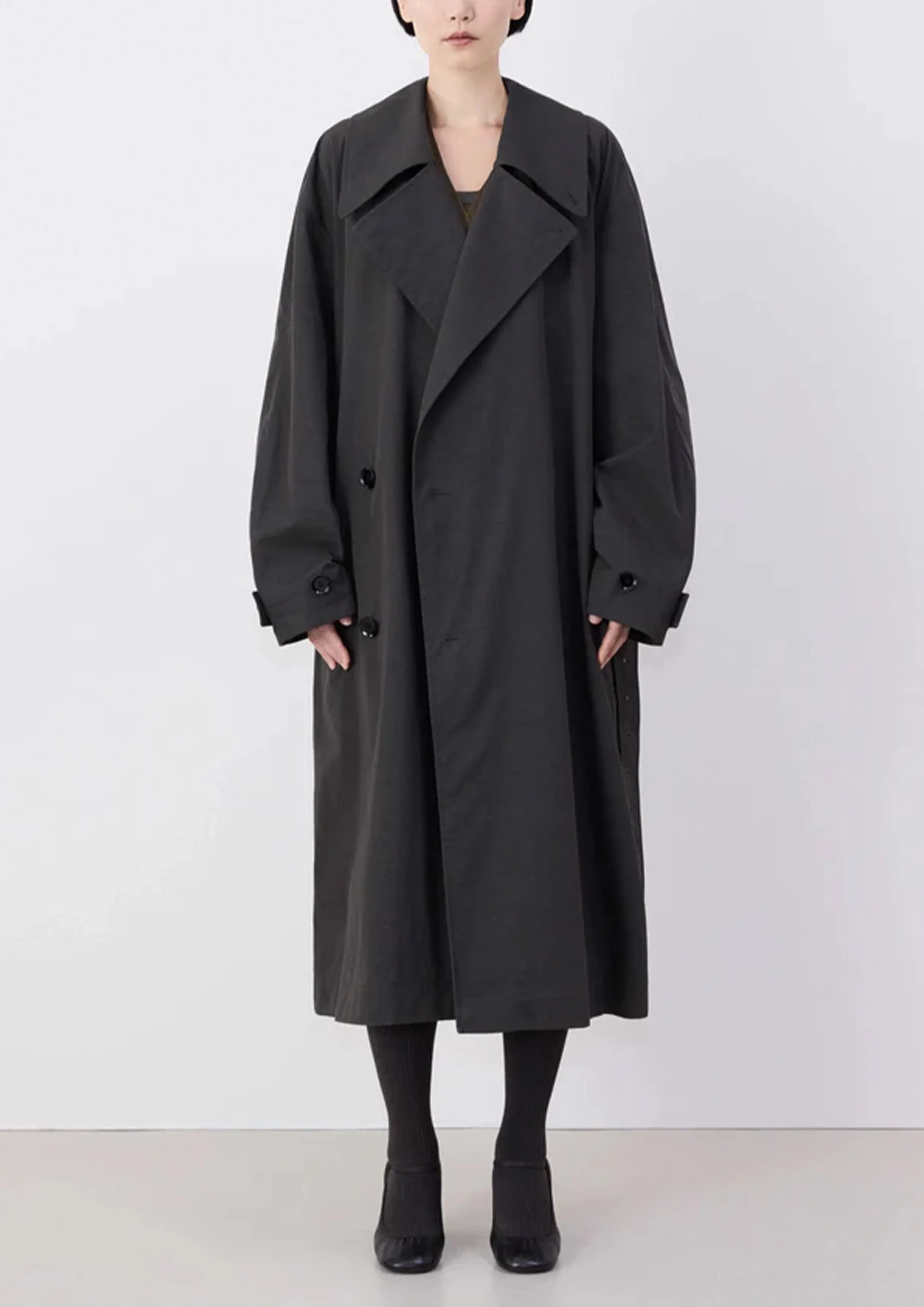 LEMAIRE - TIBETAN TRENCH DARK COFFEE