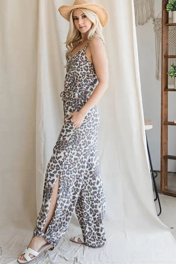 Leopard Cami Jumpsuit