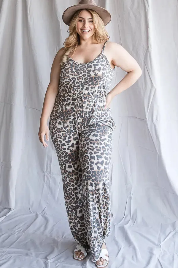 Leopard Cami Jumpsuit