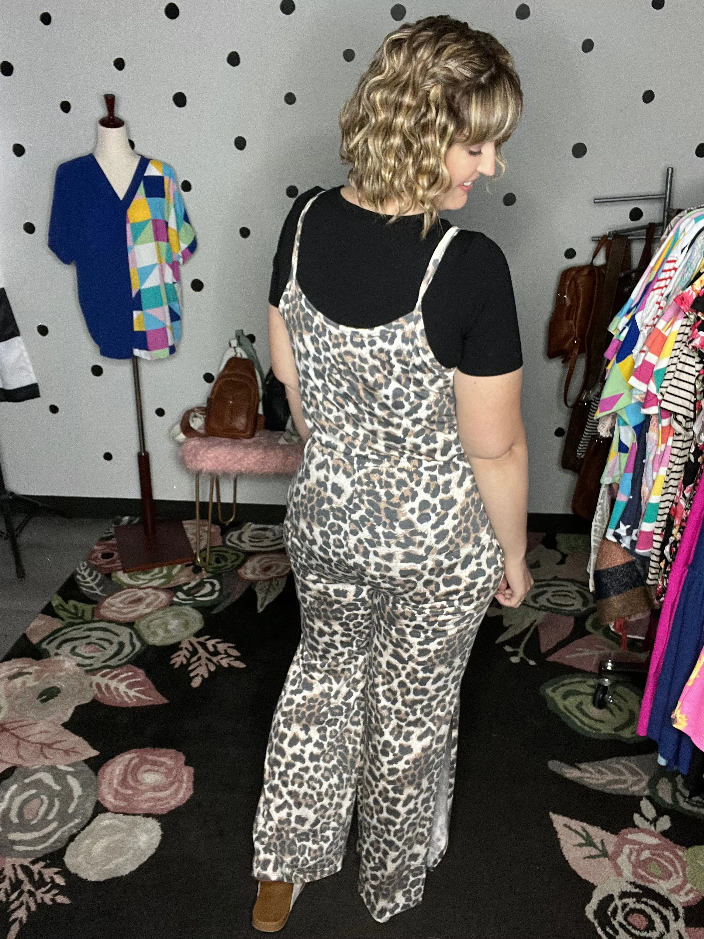 Leopard Cami Jumpsuit