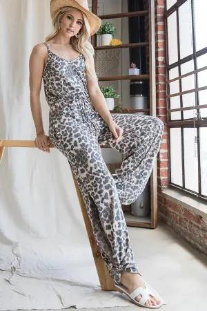 Leopard Cami Jumpsuit