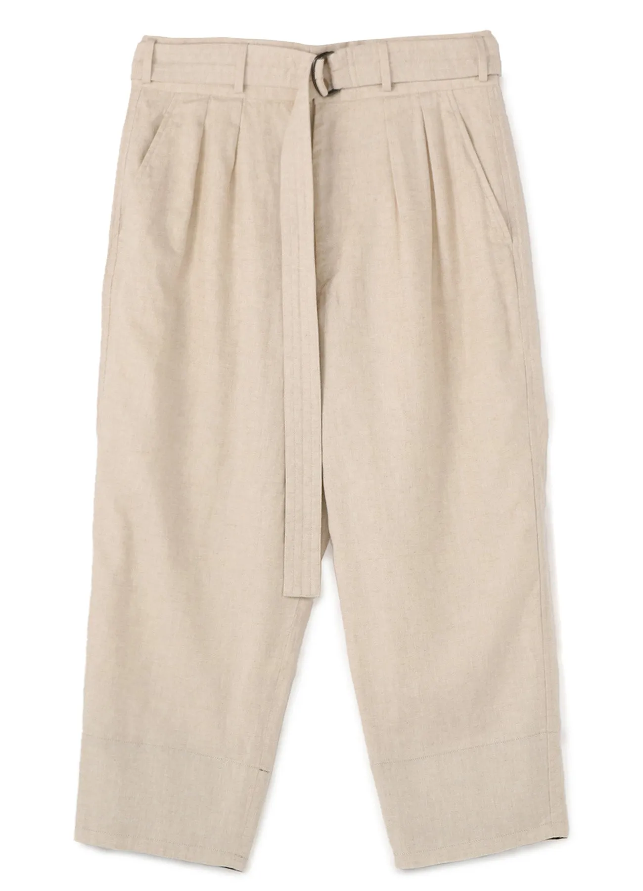 LI/C WASHER TWILL TIE DYE 2-TUCK TAPERED BELT PANTS