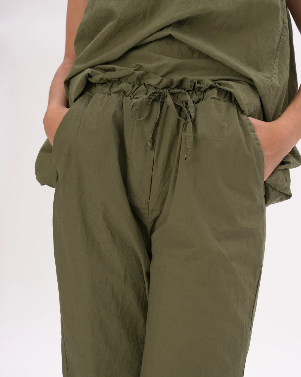 Light Organic Cotton Elastic Pants