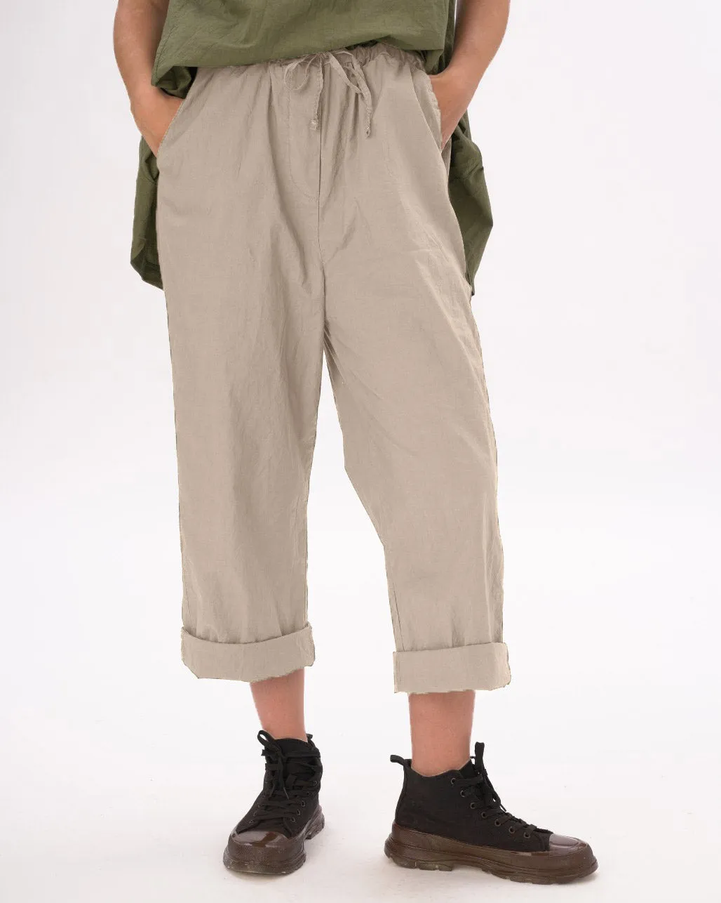 Light Organic Cotton Elastic Pants