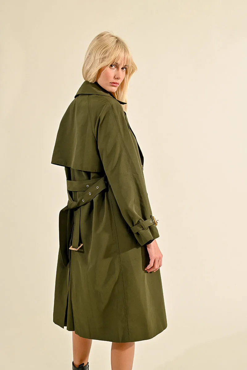 Lili Sidonio Khaki Trench