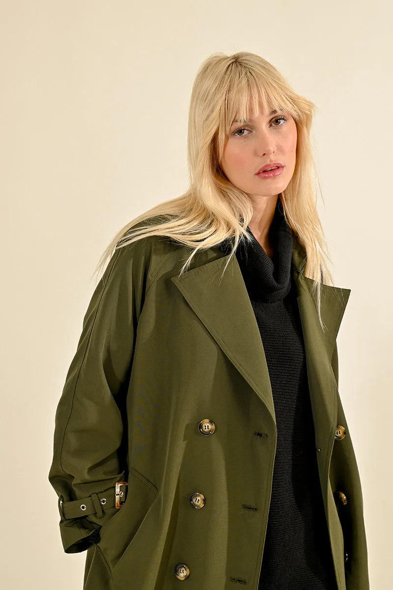 Lili Sidonio Khaki Trench