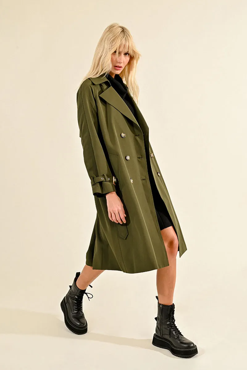Lili Sidonio Khaki Trench